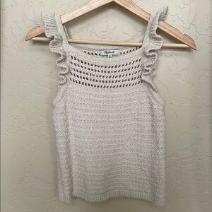 Madewell crocheted top